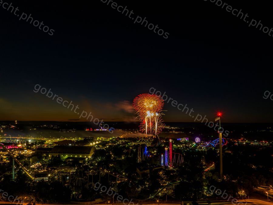 Hershey Pennsylvania Independence Day Amusement Park