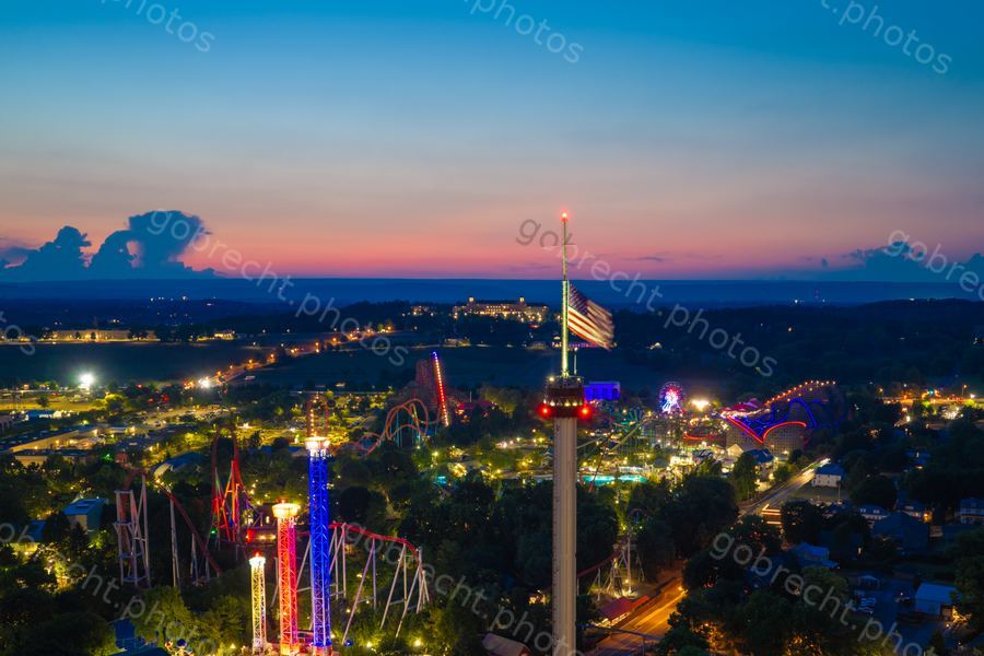 Hershey Pennsylvania Amusement Park Independence Day